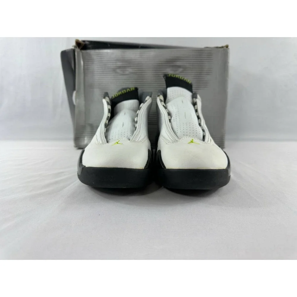 Nike Air Jordan 14 Retro 'White Chartreuse' 2005 Men's 311832-132 Size 12
